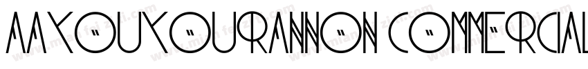 AayouyouranNon commercialuse字体转换